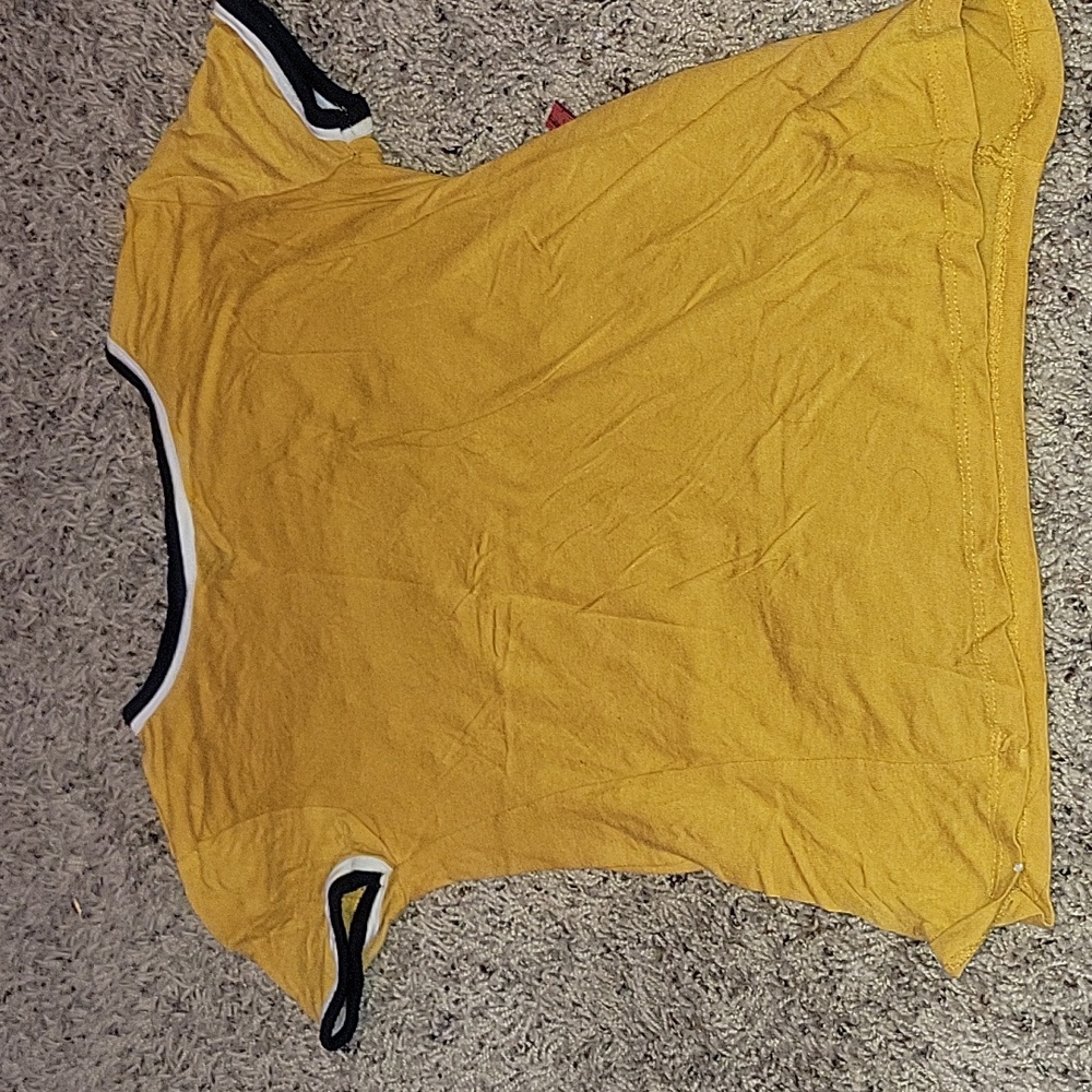 Soft yellow shirt
